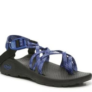 Chaco Women’s Z2 Classic Sport  Blue and Light Blue Strapped Sandals